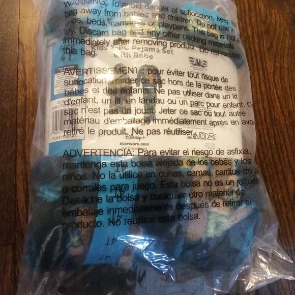 New Star Wars Kids' 2-piece Pajamas with Robe Boys Sleepwear Toddler select size - Picture 2 of 8